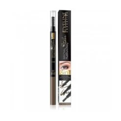BROW MULTIFUNCTION STYLER 3 EN 1 MOLDEADOR CEJAS 01 MEDIUM BROWN EVELINE COSMETICS